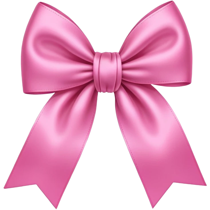 pink bow emoji