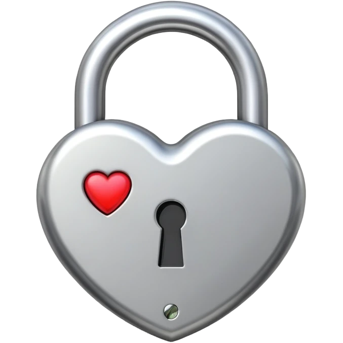 heart shaped lock emoji