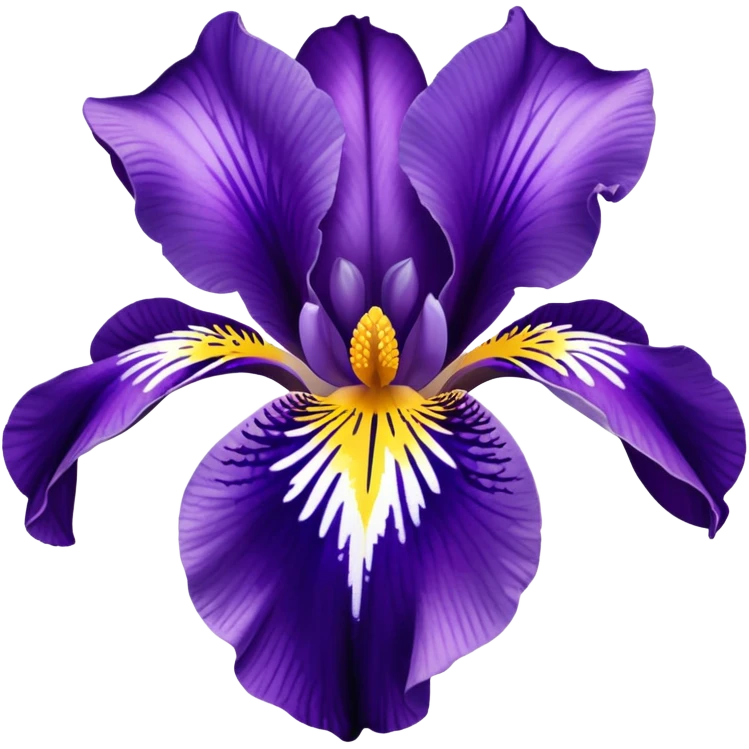 Croatian iris flower emoji