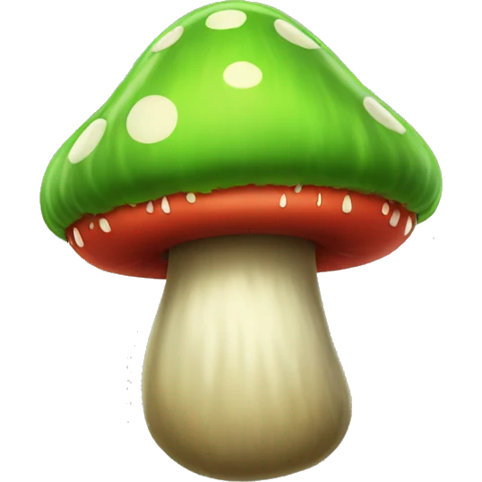 Mario-style Mushroom The Grinch emoji