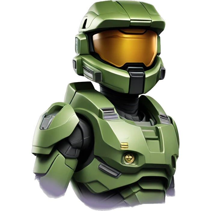 Master Chief in love emoji