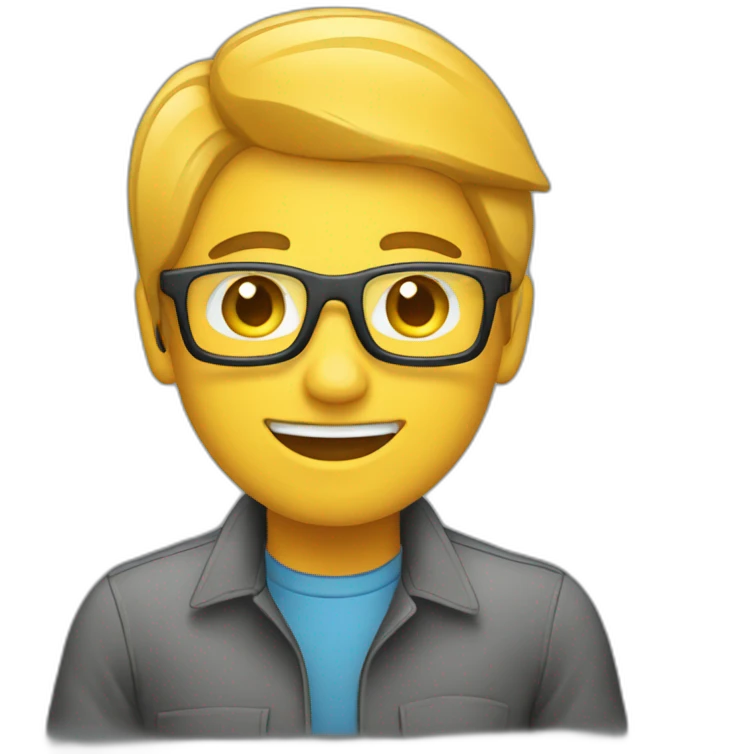 software engineer at work emoji