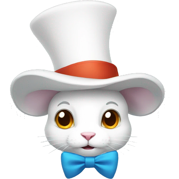 white rabbit out of hat emoji