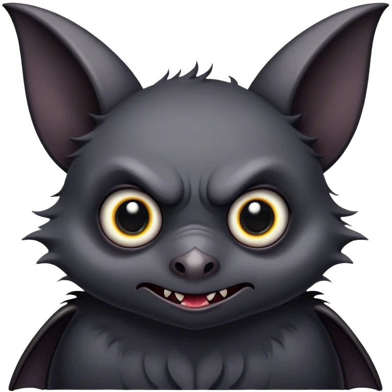 Goth bat emoji