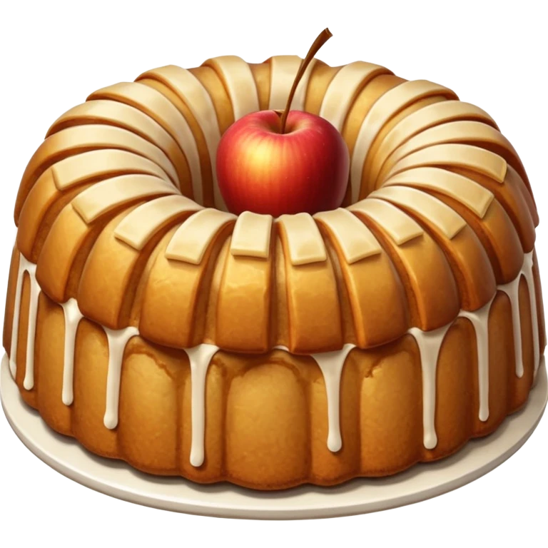 Apple pie Bundt cake  emoji