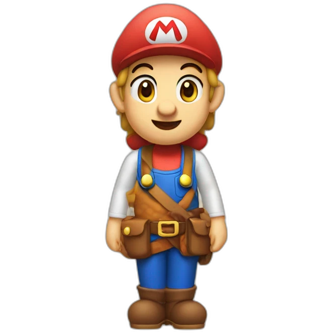 Mario meisje emoji