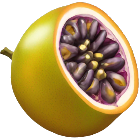 Passion fruit emoji