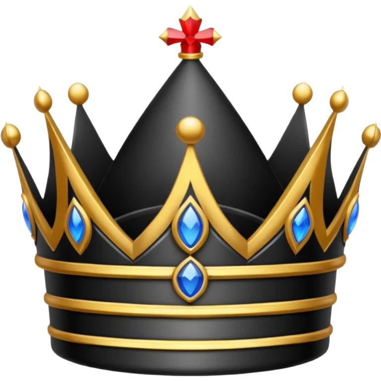 Couronne noir  emoji