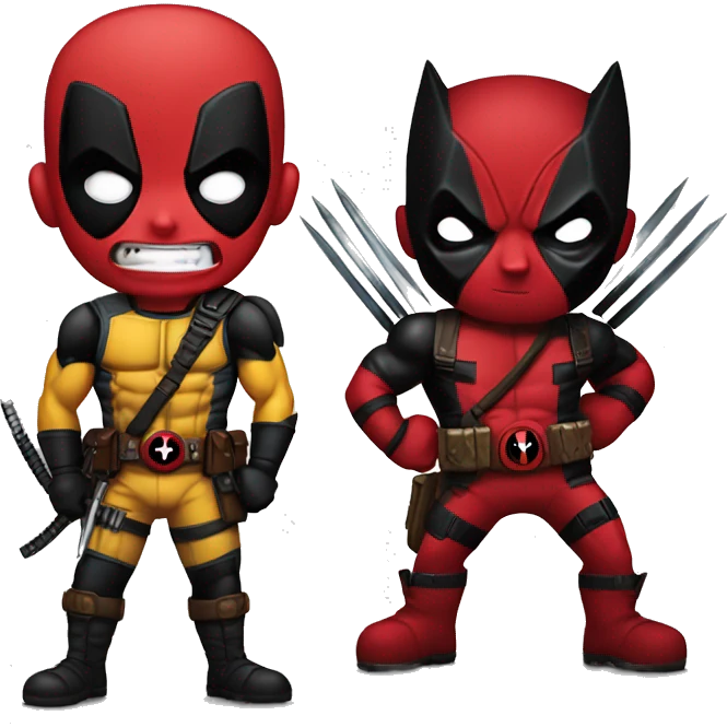 deadpool and wolverine emoji