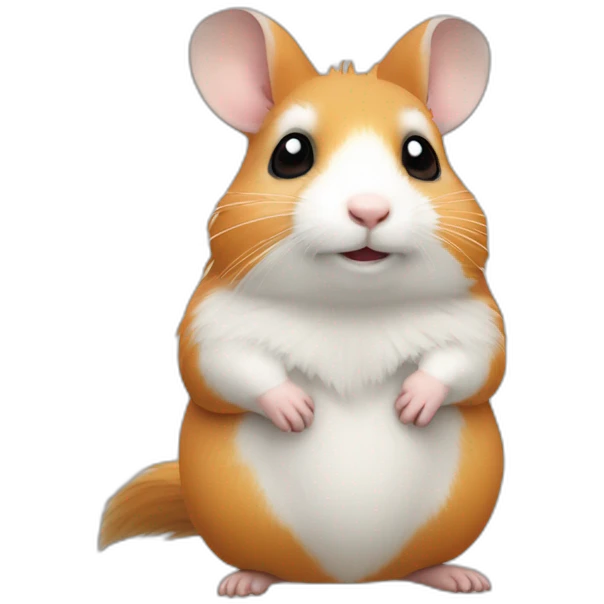 hamster-liebt schneefuchs emoji