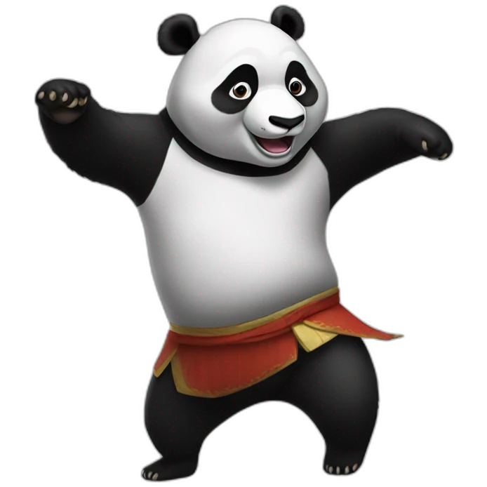 Panda dance emoji