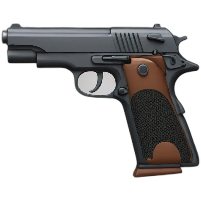Pistol gun emoji