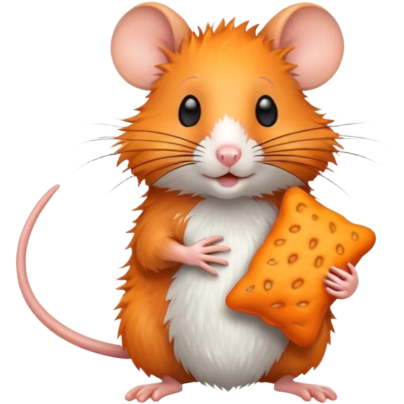 Rat on cheeto emoji