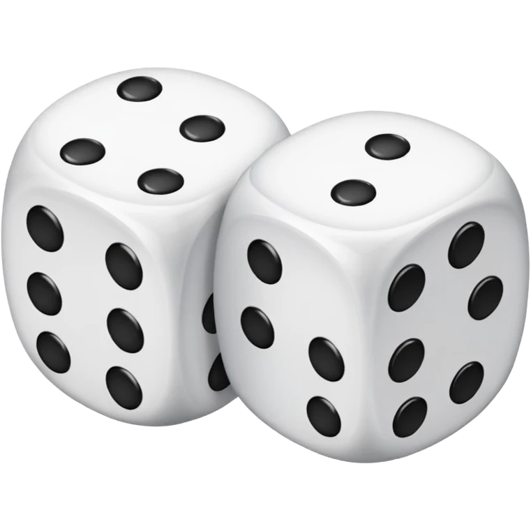 two rolling dices emoji