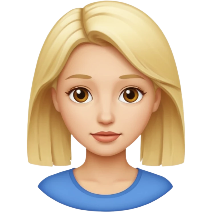 Super women blonde emoji