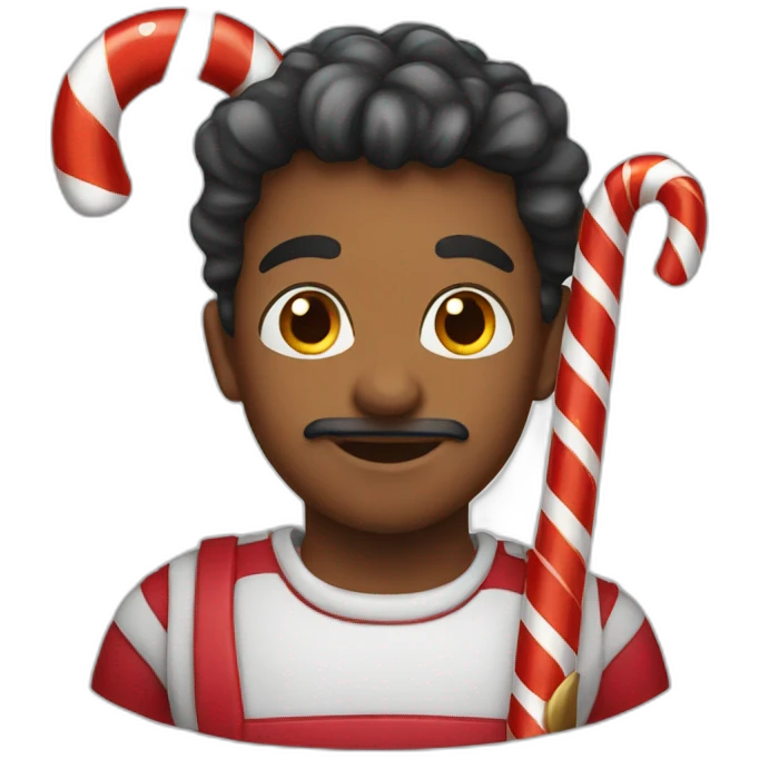 Candy cane emoji