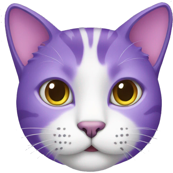 purple cat emoji