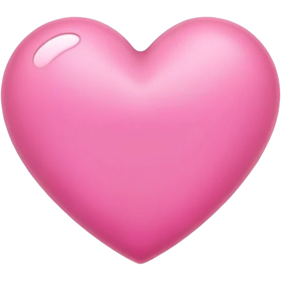Pink light heart emoji