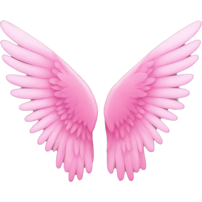 Pink wings  emoji