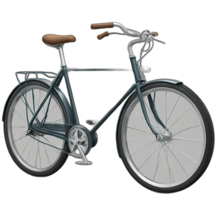 Classic steel bike emoji