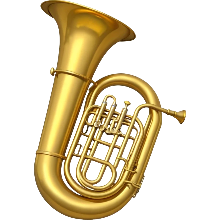 tuba with musical notes emoji