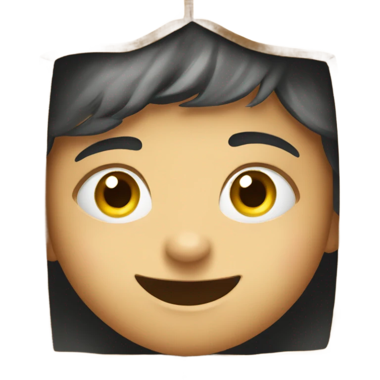 students peeking out emoji