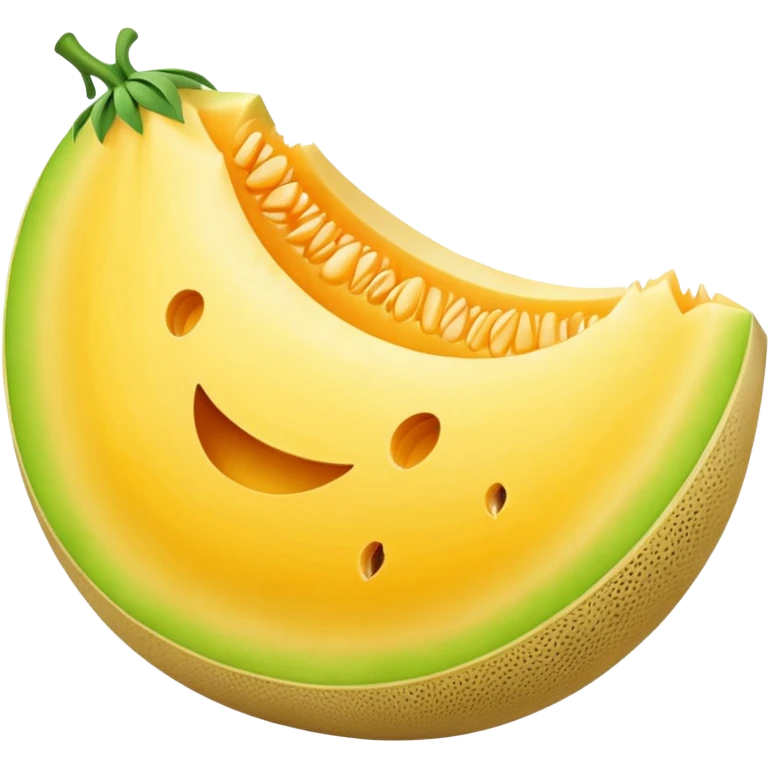 yellow melon uncut emoji
