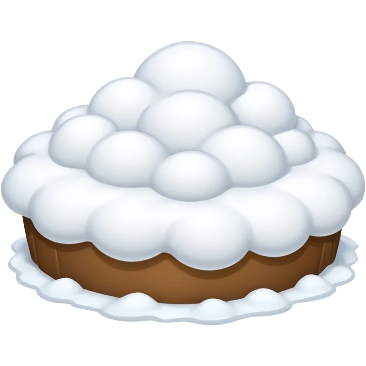 Snow on yhe ground emoji