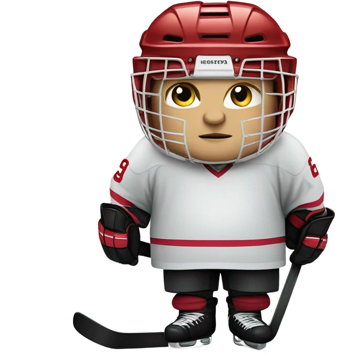 Fat hockey  emoji