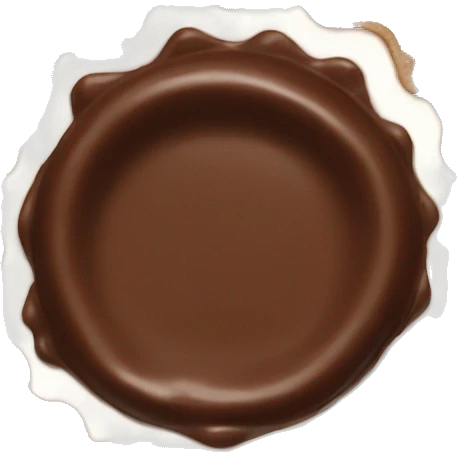 Chocolate peanut butter cup  emoji