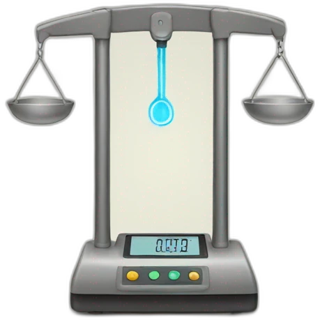electric scales for human emoji