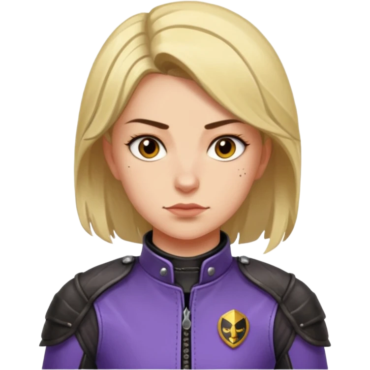 Violet Sorengil from the book The Fourth Wing, Traces of a Fighting Ashjad emoji