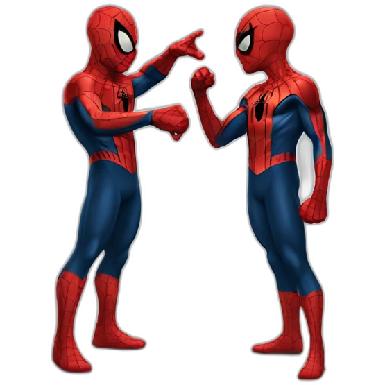 spiderman pointing at spiderman emoji