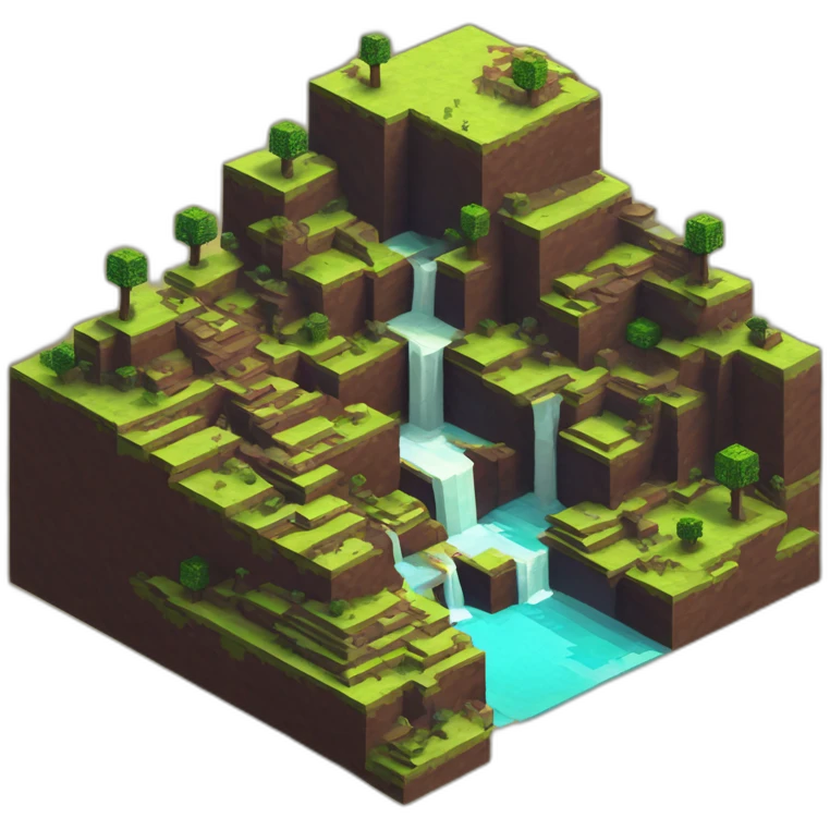 isometric-3d-nether-minecraft-landscape emoji