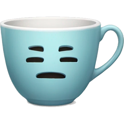 Chipped cup emoji