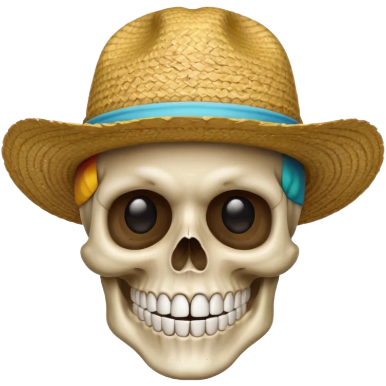 Skull strawhat crew emoji emoji