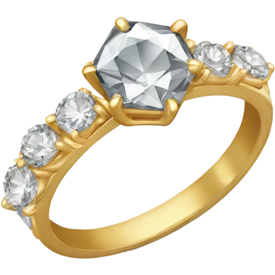 Create a diamond ring  emoji