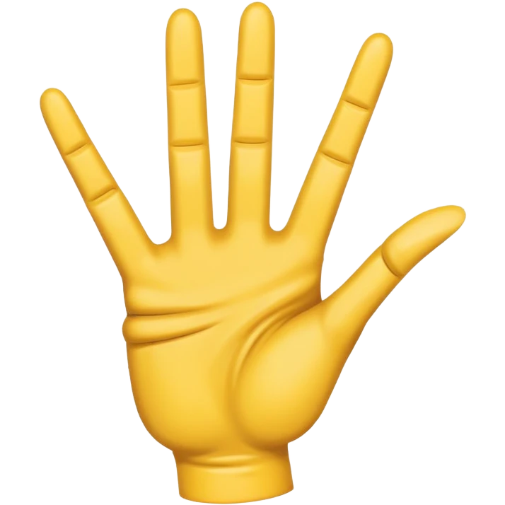 The shocker hand sign  emoji