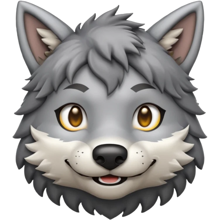 Minecraft wolf emoji for discord with a hand petting the dog on the top of its head emoji