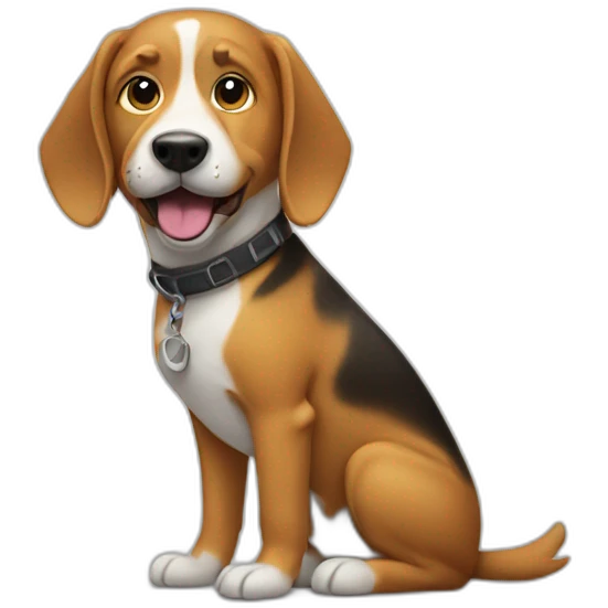 Dog with musical talent emoji