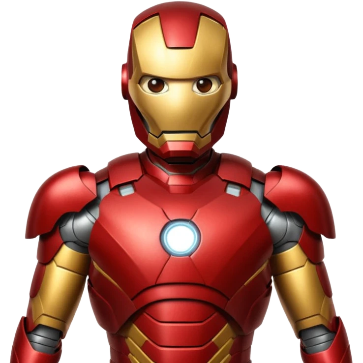 Create a laughing iron man emoji