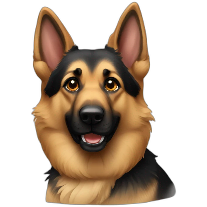 german shepard emoji