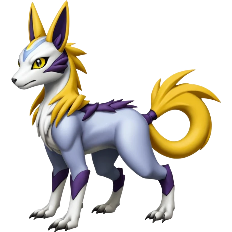 Meloetta-Wargreymon-Renamon-Sergal-Pokémon-Digimon-Fakémon-fusion-hybrid-creature emoji