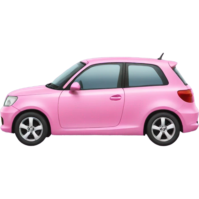 Pink car emoji
