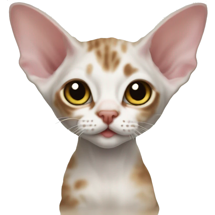 Devon rex kitten  emoji