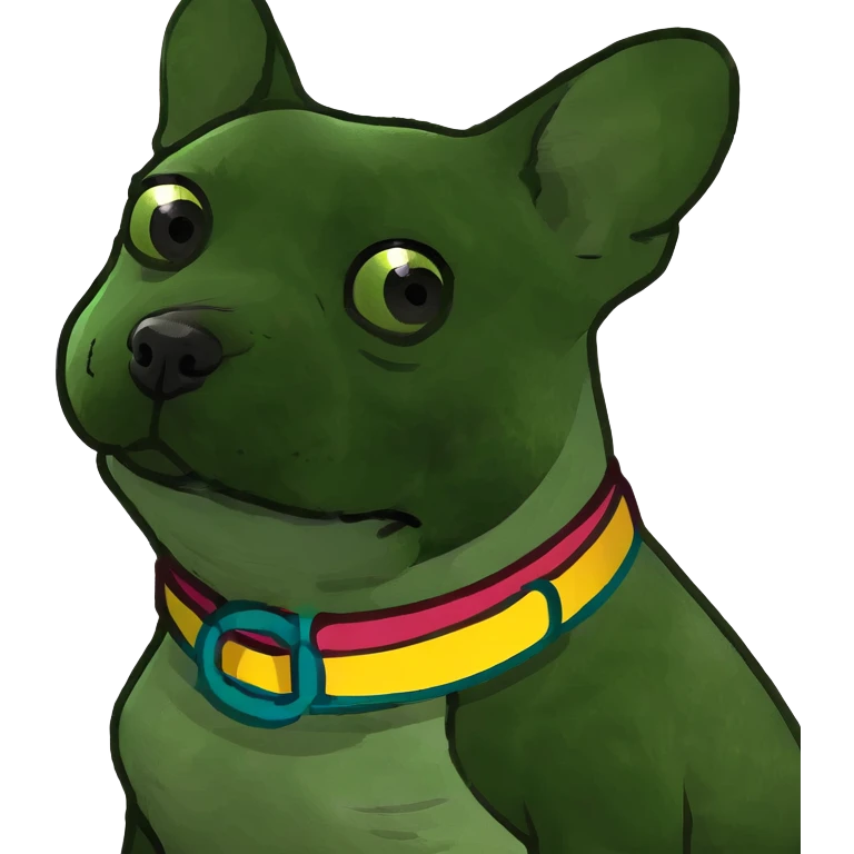 french bulldog white emoji