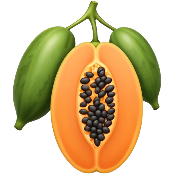 papaya fruit emoji