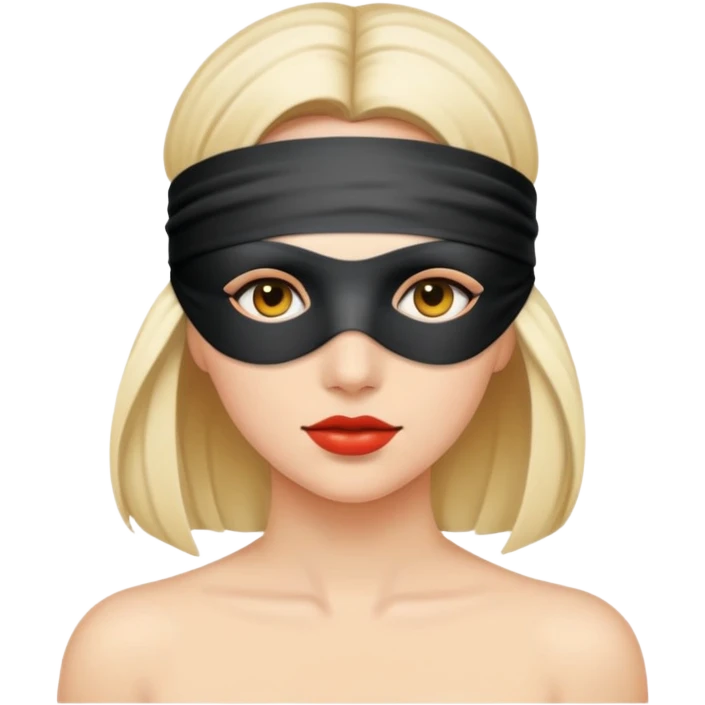 Blindfolded woman  emoji