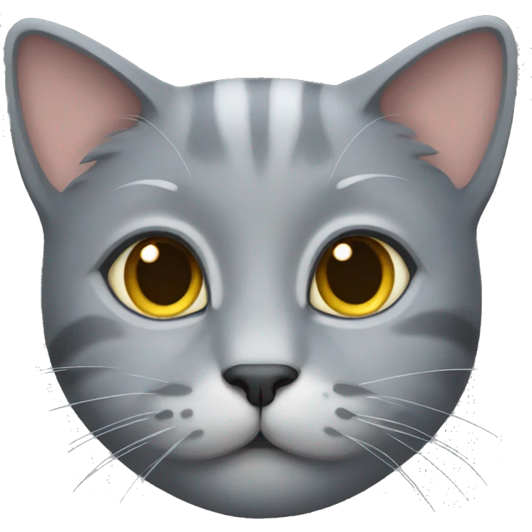 grey cat emoji