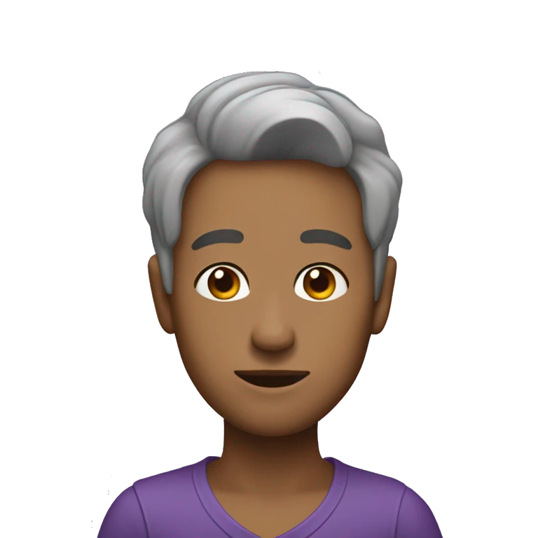 coração roxo claro emoji